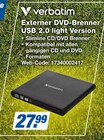 Externer DVD-Brenner USB 2.0 light Version im Angebot bei expert in Ansbach Externer DVD-Brenner USB 2.0 light Version Angebote von Verbatim bei expert Ansbach für 27,99 €
