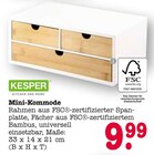 Mini-Kommode im Angebot bei E center in Karlsruhe Mini-Kommode Angebote von KESPER bei E center Karlsruhe für 9,99 €