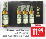 EDEKA - Landbier Angebot im Prospekt Landbier bei EDEKA im Prospekt "" für 11,99 €