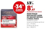 Super U Offemont - Promo Soin visage Revitalift Laser Promo Soin visage Revitalift Laser à 8,87 € dans le catalogue Super U à Offemont