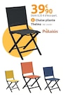 Promo Chaise pliante Thelma à 39,90 € dans le catalogue Mr.Bricolage à Saint-Martin-des-Champs