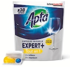 Capsule Vaisselle Expert Tout en 1 Citron - APTA en promo chez Intermarché Hyper Asnières-sur-Seine à 3,49 €