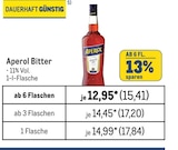 Aperol Bitter Angebote bei Metro Pforzheim für 12,95 €