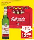 Original Czech Imported Lager von Budweiser Budvar im aktuellen Netto Marken-Discount Prospekt