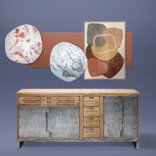 Crozatier Canet Plage - Miroir décoratif FLOC / FLUX Promo Miroir décoratif FLOC / FLUX dans le catalogue Crozatier "Maison de décoration depuis 1904" à Canet Plage