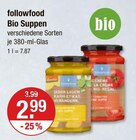Bio Suppen von followfood im aktuellen V-Markt Prospekt für 2,99 €