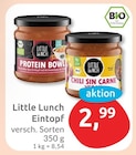 Protein Bowl oder Chili Sin Carne von Little Lunch für 2,99 € bei budni im Angebot Protein Bowl oder Chili Sin Carne von Little Lunch im aktuellen budni Prospekt