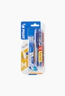 Stylo effaçable rechargeable Frixion ball Bleu + 3 recharges + 1 Frixion clicker bleu en promo chez Monoprix Margaret Stylo effaçable rechargeable Frixion ball Bleu + 3 recharges + 1 Frixion clicker bleu dans le catalogue Monoprix Margaret