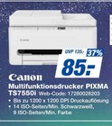 Multifunktionsdrucker PIXMA TS7550i Angebote von Canon bei expert Würzburg für 85,00 €