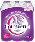 Eau minérale naturelle - COURMAYEUR en promo chez Super U Toulon à 5,18 €