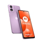 Smartphone Motorola E14 66" Double nano SIM 64 Go Violet Orchidée - Motorola en promo chez Fnac Perpignan à 78,99 €