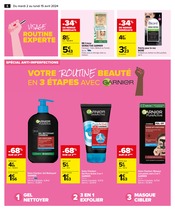 Promos Garnier dans le catalogue "Les journées belles et rebelles" de Carrefour à la page 8