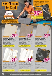 Fliesen im Hornbach Prospekt Fliesen im Hornbach Prospekt "Dir ist vieles Latte. Nur nicht Dein Garten." auf Seite 29