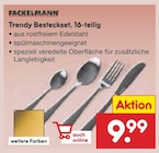 Trendy Besteckset, 16-teilig Angebote von Fackelmann bei Netto Marken-Discount Stralsund für 9,99 €
