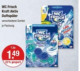 Kraft Aktiv Duftspüler im V-Markt Prospekt Kraft Aktiv Duftspüler von WC Frisch im aktuellen V-Markt Prospekt für 1,49 €