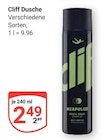 Cliff Dusche im Angebot bei GLOBUS in Braunschweig Cliff Dusche Angebote bei GLOBUS Braunschweig für 2,49 €