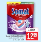 Spülmaschinentabs im Angebot bei Marktkauf in Ludwigsburg Spülmaschinentabs Angebote von Somat bei Marktkauf Ludwigsburg für 12,99 €