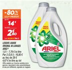 Lessive Liquide Original 40 Lavages(b) - Ariel en promo chez Netto Issy-les-Moulineaux à 2,80 €