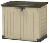 Coffre de rangement extérieur 1200 l en promo à 199,00 € chez Hyper U Coffre de rangement extérieur 1200 l dans le catalogue Hyper U