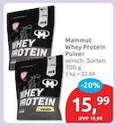 Whey Protein Pulver von Mammut für 15,99 € bei budni im Angebot Whey Protein Pulver von Mammut im aktuellen budni Prospekt