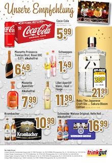 Gin im aktuellen Trinkgut Prospekt (Pforzheim) Gin im Trinkgut Prospekt "Aktuelle Angebote" mit 12 Seiten (Pforzheim)