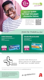 mea - meine apotheke Prospekt für Saarbrücken mit 4 Seiten mea - meine apotheke Prospekt für Saarbrücken: "Unsere Juni-Angebote", 4 Seiten, 01.06.2025 - 30.06.2025
