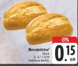 Aktuelles Weizenbrötchen Angebot bei EDEKA in Leipzig ab 0,15 €