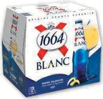 Bière blanche 5° - 1664 - Super U à Marignane Bière blanche 5° - 1664 en promo chez Super U Marignane à 7,04 €