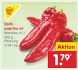 Spitzpaprika rot Angebote von Markttag bei Netto Marken-Discount St. Ingbert für 1,79 €