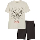 Pyjashort Spiderman homme - MARVEL en promo chez Carrefour Pyjashort Spiderman homme - MARVEL dans le catalogue Carrefour