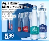 Mineralwasser im Getränke City Prospekt Mineralwasser von Aqua Römer im aktuellen Getränke City Prospekt für 5,99 €
