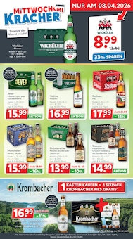 Krombacher im Getränkeland Prospekt "Die Getränkekönner" mit 14 Seiten (Wismar)