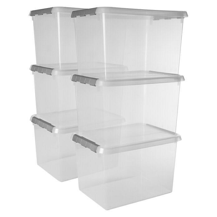 BAUHAUS Dümmer - Sunware Aufbewahrungsbox-Set Comfort Line (L x B x H: 40 x 30 x 26 cm, Kunststoff, Transparent, 6 Stk.) Sunware Aufbewahrungsbox-Set Comfort Line (L x B x H: 40 x 30 x 26 cm, Kunststoff, Transparent, 6 Stk.) Angebot bei BAUHAUS Dümmer im Prospekt Bringen Sie Ordnung in Werkstatt, Haus & Garten