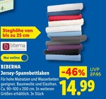 Jersey-Spannbettlaken im Angebot bei Lidl in Lingen Jersey-Spannbettlaken Angebote von Biberna bei Lidl Lingen für 14,99 €