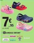 Sandale enfant - Disney / Minnie / Vaiana / Spiderman en promo chez E.Leclerc Sandale enfant - Disney / Minnie / Vaiana / Spiderman dans le catalogue E.Leclerc