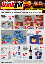 Wein im Trinkgut Prospekt in Ingolstadt Aktueller Trinkgut Prospekt mit Wein, "Aktuelle Angebote", Seite 1