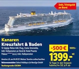 Kanaren Kreuzfahrt & Baden für 1.399,00 € bei Lidl im Angebot Kanaren Kreuzfahrt & Baden im aktuellen Lidl Prospekt