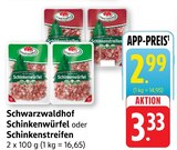 Schinkenwürfel Angebote von Schwarzwaldhof bei E center Homburg für 2,99 €