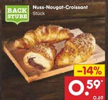 Aktuelles Nuss-Nougat-Croissant Angebot bei Netto Marken-Discount in Bochum ab 0,59 €