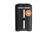EY7568 Easy Fry Crispy Stack Doppelkammer- Heißluftfritteuse von TEFAL im aktuellen MediaMarkt Saturn Prospekt für 159,00 €