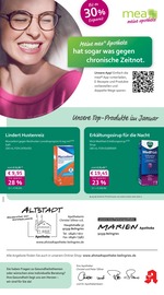 mea - meine apotheke Apotheken Prospekt der aktuellen Woche mit 4 Seiten, gültig von 01.01.2026 bis 31.01.2026, in Beilngries und Umgebung Aktueller mea - meine apotheke Apotheken Prospekt in Beilngries und Umgebung, "Unsere Januar-Angebote" mit 4 Seiten, 01.01.2026 - 31.01.2026