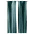 2 Gardinenschals mit Gardinenband/dunkelgrautürkis 140x300 cm von SANELA im aktuellen IKEA Prospekt für 69,99 €