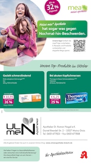 Aktueller mea - meine apotheke Prospekt für Mainz mit  Seiten