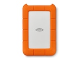 Rugged PC & Mac, inkl. USB-C w/o USB-A Kabel, Rescue Service (STFR2000800) tragbare Festplatte, 2 TB HDD, 2,5 Zoll, extern, Silber/Orange von LACIE im aktuellen MediaMarkt Saturn Prospekt für 167,99 €