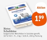 Schafskäse Angebote von Notos bei tegut Frankfurt für 1,99 €