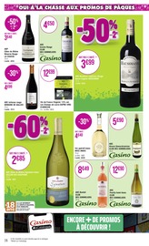Promos Vin Blanc dans le catalogue "OUI À LA CHASSE AUX PROMOS DE PÂQUES !" de Géant Casino à la page 16