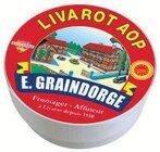 Livarot AOP - E. GRAINDORGE en promo chez Intermarché Super Livarot AOP - E. GRAINDORGE dans le catalogue Intermarché Super