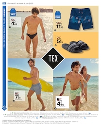Prix et réduction Slip Homme dans le prospectus Carrefour en cours Offre Slip Homme dans le catalogue Carrefour du moment à la page 22