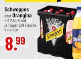 Schweppes oder Orangina von Schweppes im aktuellen Trinkgut Prospekt für 8,99 €