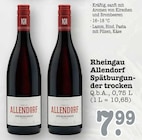 Rheingau Spätburgunder trocken Angebote von Allendorf bei E center Offenbach für 7,99 €